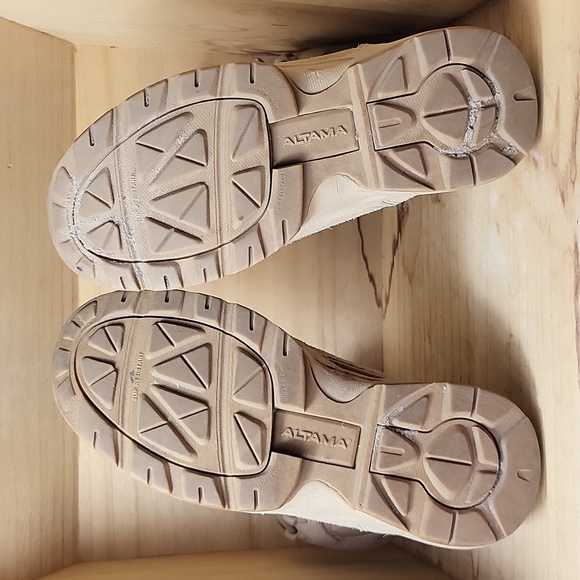 Altama Yough Militar Beige Cream Color Boots - Picture 8 of 9